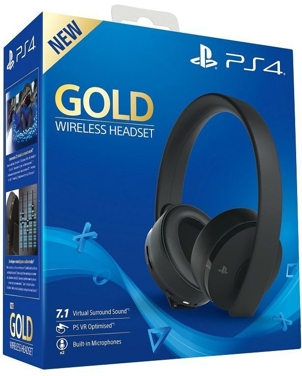 Sony Gold Wireless Gaming Headset