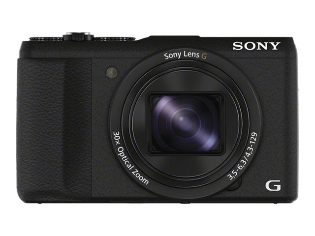 Sony Cyber-shot DSC-HX60V - Digital Camera - Compact - 20.4 MP - 30x Optical Zoom - Wi-Fi, NFC - Black