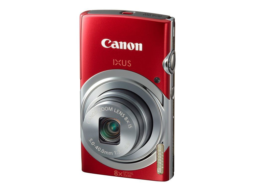 Canon Compact Camera - 16.0MP - 720p - 8x Optical Zoom - Red