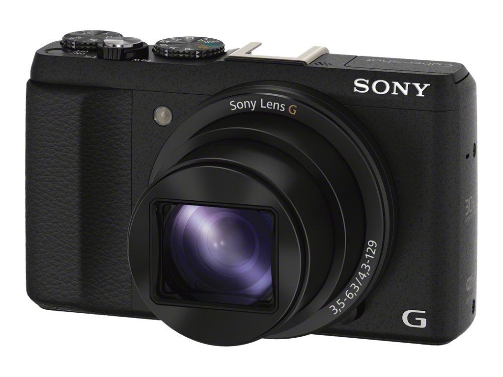 Sony HX60 Compact Digital Camera - 20.4MP - 30x Optical Zoom - Wi-Fi, NFC - Black