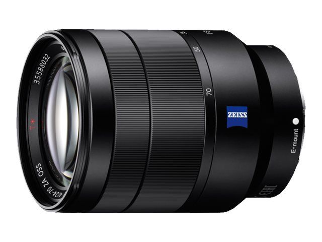 Sony SEL2470Z - Zoom Lens - 24-70mm - f/4.0 Vario-Tessar T* FE ZA OSS - Sony E-mount - for Cinema Line; VLOGCAM; a1; a1 II; a6700; a7 IV; a7V; a7C; a7C II; a7CR; a7R V; a9 III