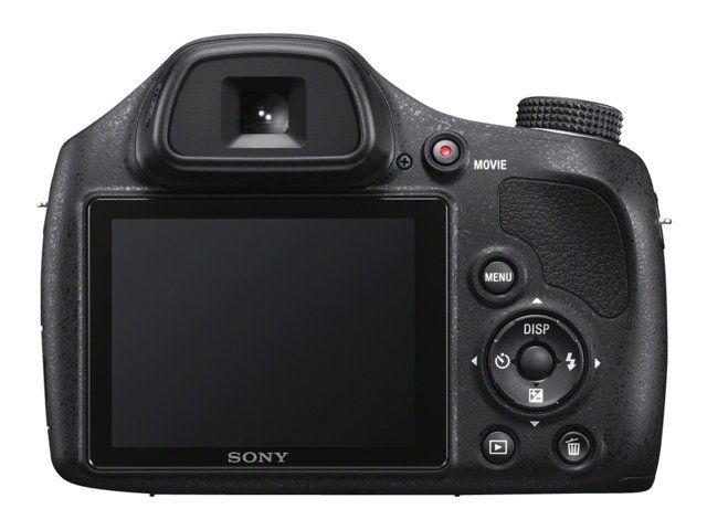 Sony CompactH400 Digital Camera - 20.1MP - 720p - 63x Optical Zoom - Black