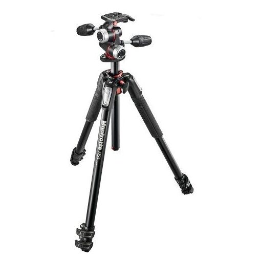 Manfrotto 055XPRO3-3W Aluminum Tripod Kit