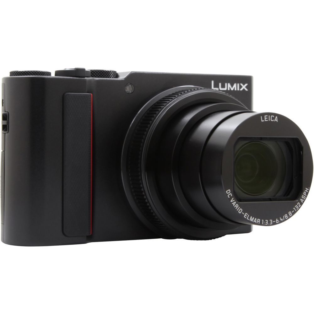 Panasonic Lumix DC-TZ200 - Digital Camera - Compact - 20.1 MP - 4K/30fps - 15x Optical Zoom - Leica - Wi-Fi, Bluetooth - Black