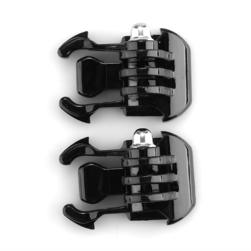 Ebtek GoPro Hero 1, 2, 3 & 3+ Base Mounting Straps (2 Pack) - Black