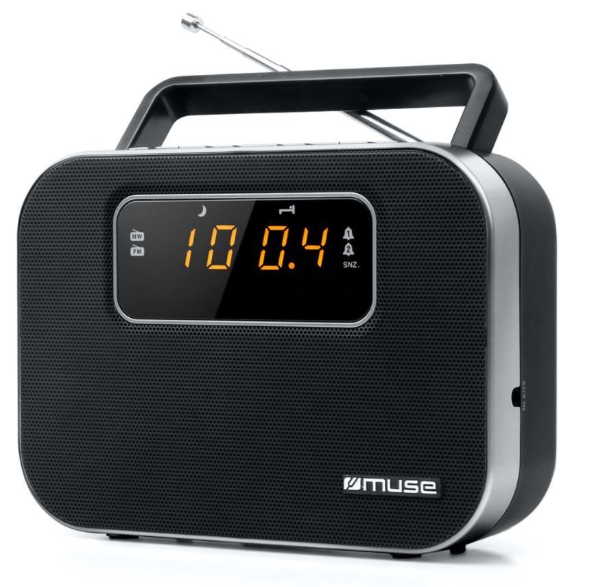 New One Muse M-081 R - Alarm Clock Radio