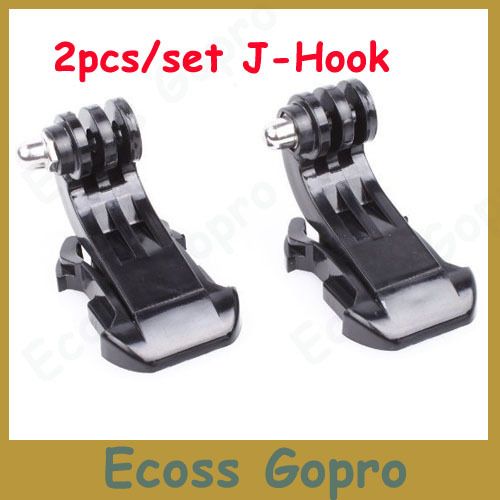 CNYO® Montajes para GoPro J Hook - Paquete de 2