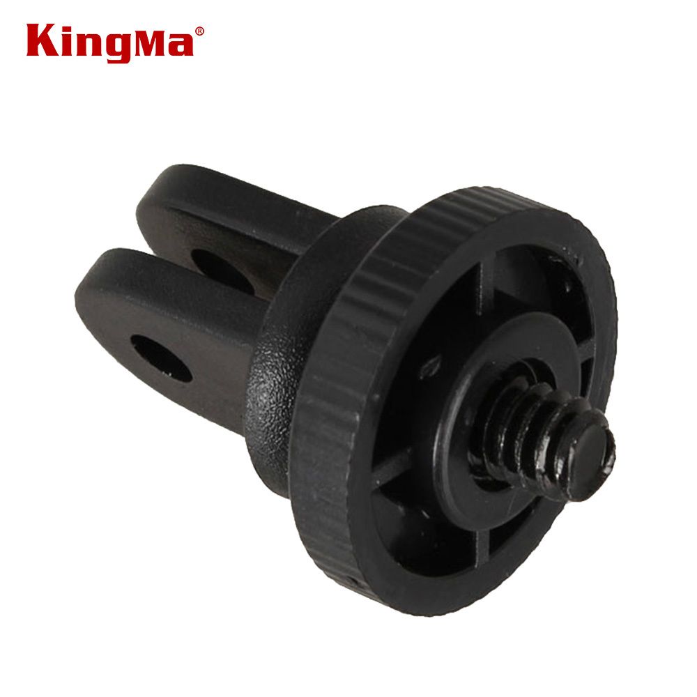Adaptador de montaje para trípode CNYO® KingMa Mini con conexión de rosca 1/4 para cámara GoPro Hero Session/4/3+/3/2/1 SJ4000 para trípode Manfrotto