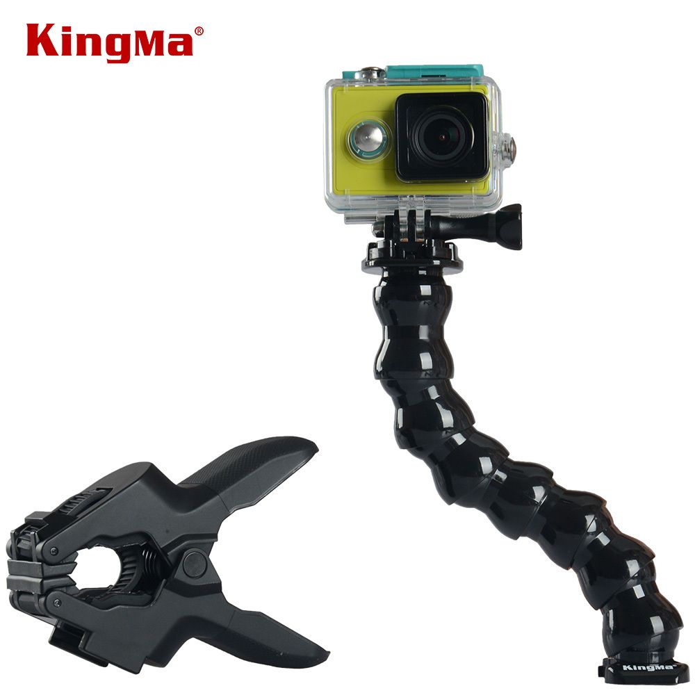 Soporte flexible de KingMa con cuello ajustable para accesorios GoPro o cámaras Hero (Tamaño: 25-50 mm)