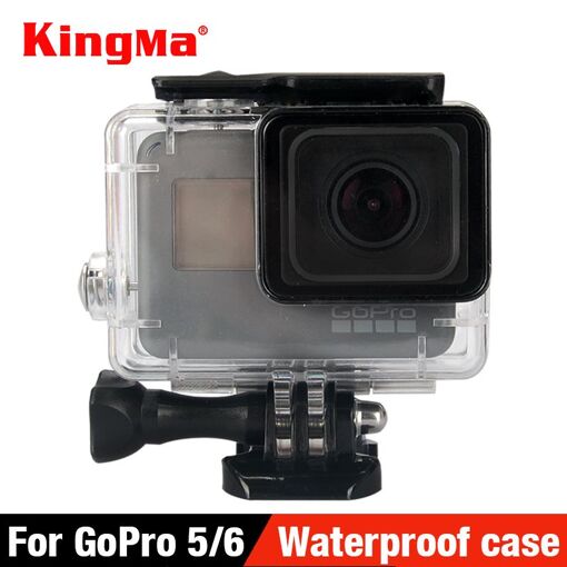 CNYO KingMa Waterproof Case with Touch Screen Back Door for GoPro Hero 6/5/4
