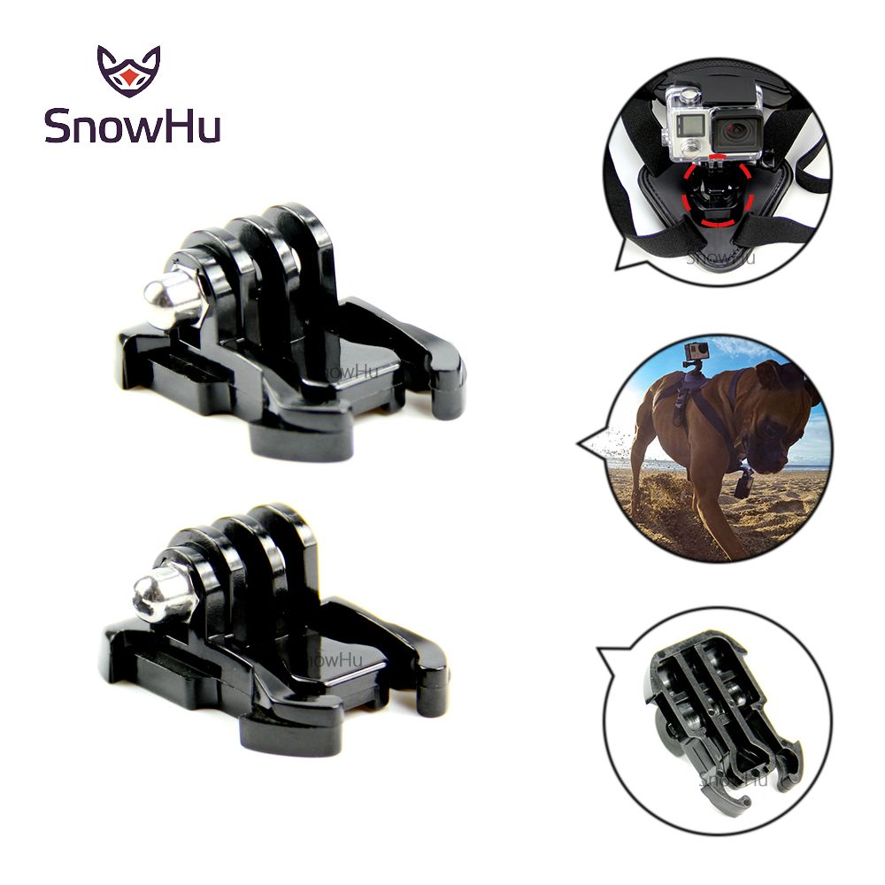 Kit de montaje rápido para cámara base CNYO® de 2 piezas para GoPro Hero 6/5/4/3+ SJCAM Yi 4K Eken