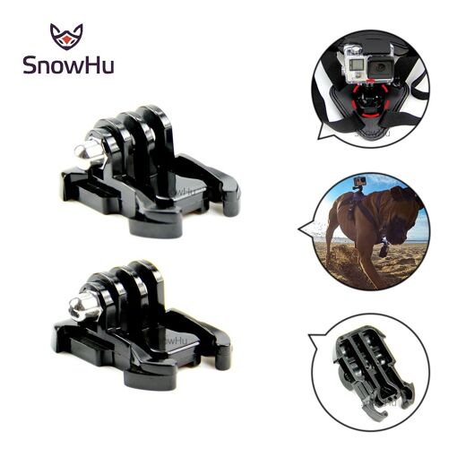 Kit de montaje rápido para cámara base CNYO® de 2 piezas para GoPro Hero 6/5/4/3+ SJCAM Yi 4K Eken