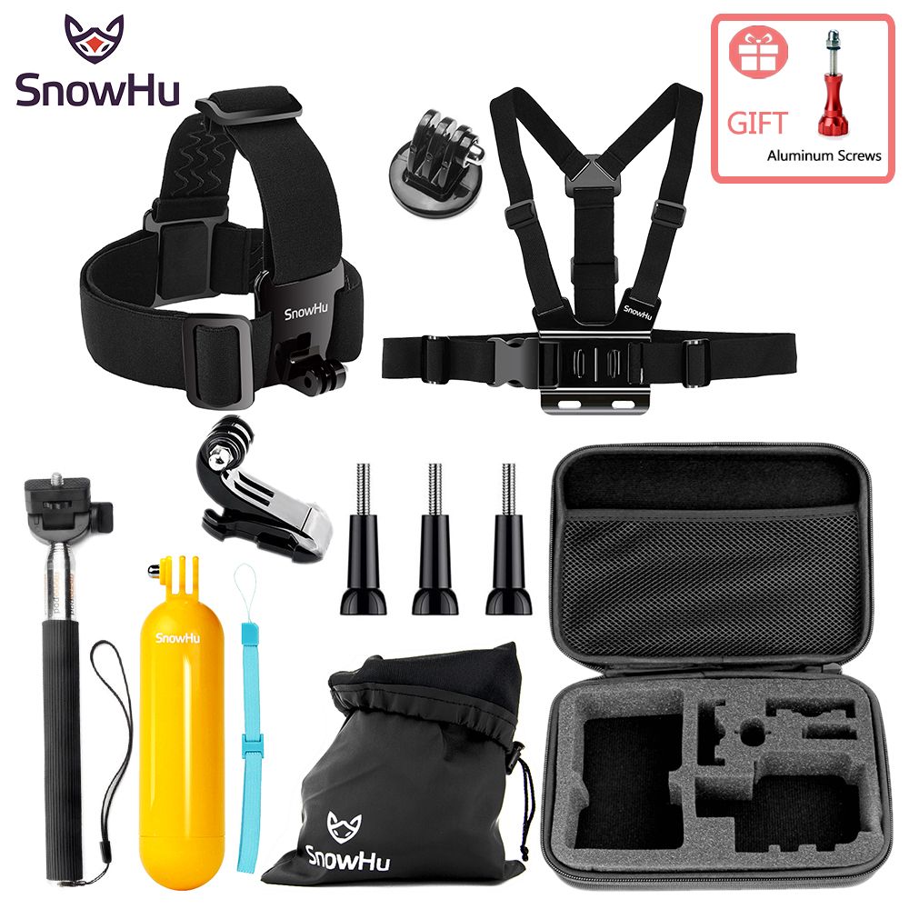 Set de accesorios CNYO® SnowHu para cámaras de acción GoPro 5/4/3+