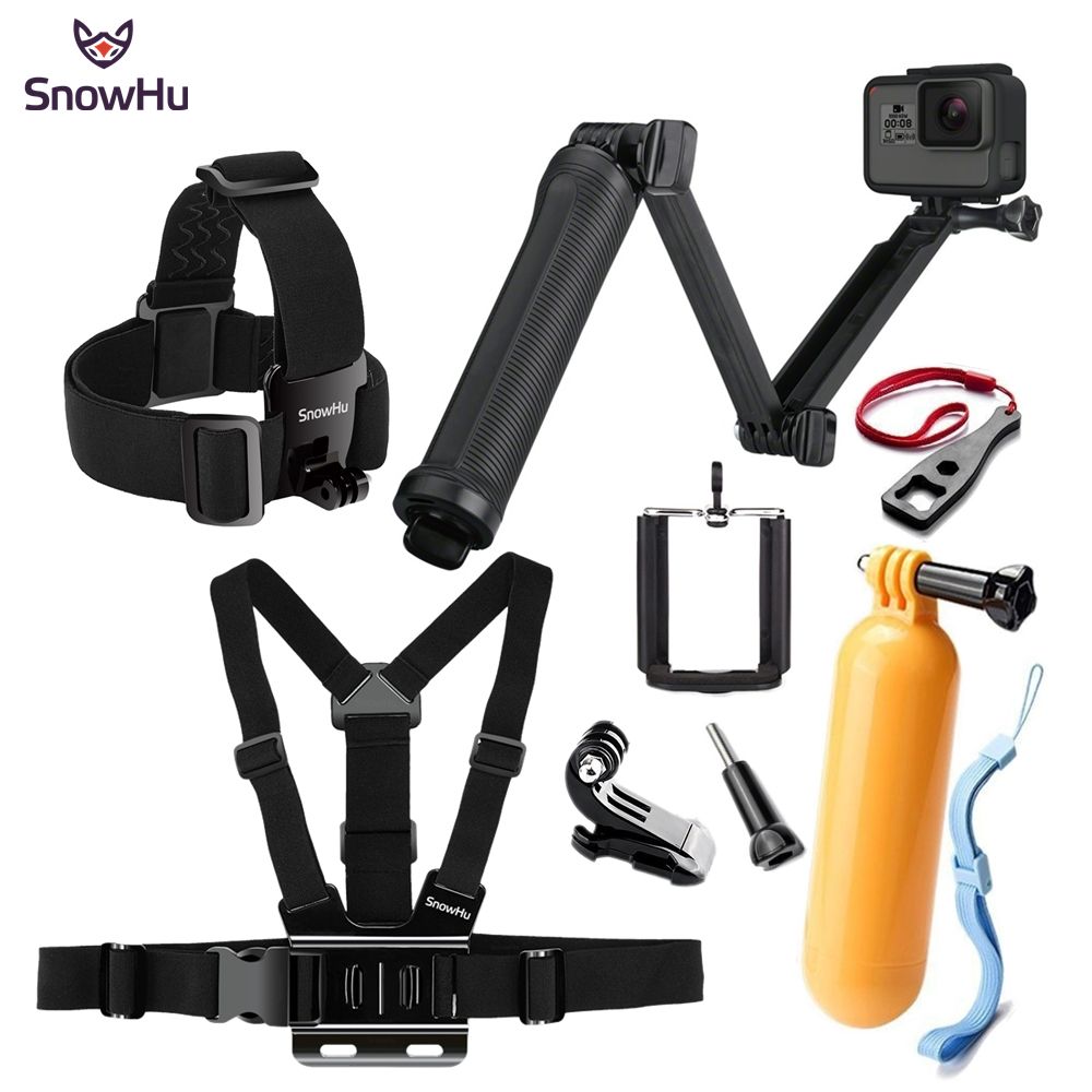 Soporte de trípode de tres vías SnowHu CNYO para accesorios GoPro