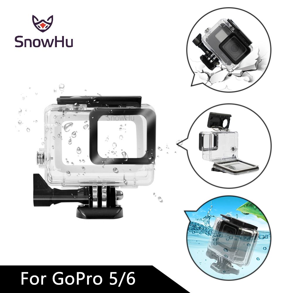 CNYO Waterproof Case for GoPro Hero 6/7 (45m Depth)