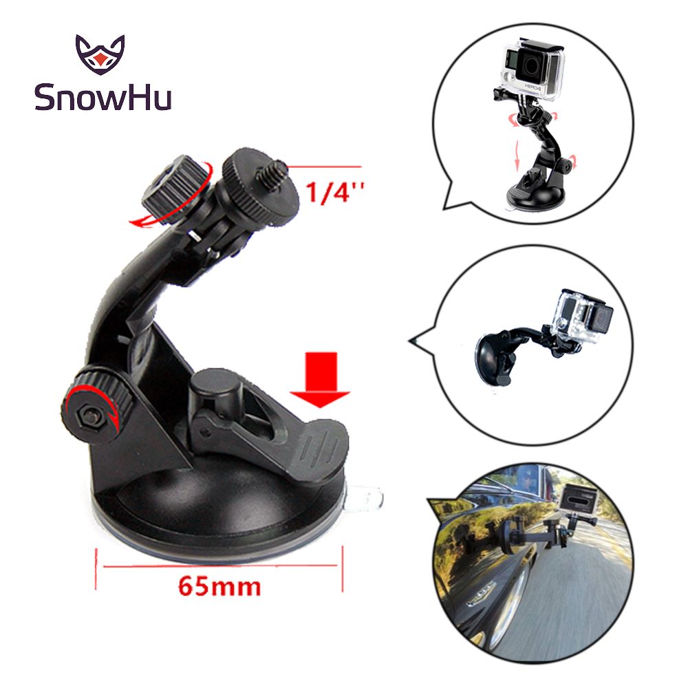 Adaptador de montaje para coche con ventosa CNYO SnowHu para GoPro Hero 6, 5, 4, 3+ y más cámaras de acción