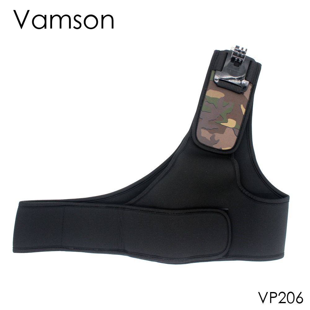 CNYO Vamson Go Pro Shoulder Mount for GoPro Hero 6/5/4/3+2/1, Xiaomi, Yi and SJCAM Cameras