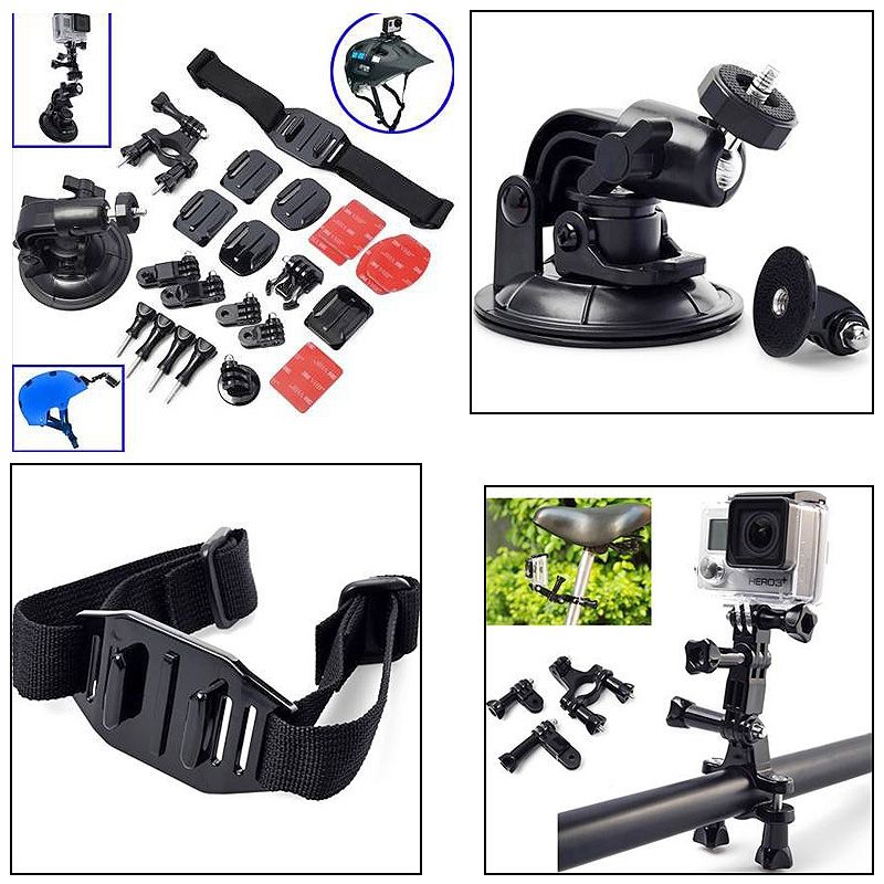 Izenet 24-Piece GoPro Accessory Kit (Hero 1, 2, 3, 3+)