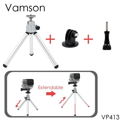 Support ajustable Manfrotto miniature pour GoPro et autres caméras sportives Vamson de CNYO