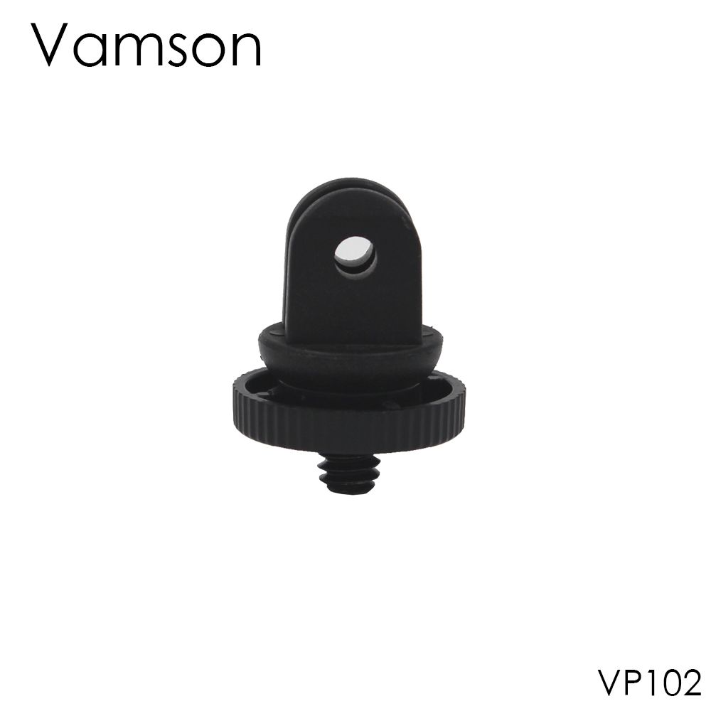 CNYO® Vamson GoPro Mini Tripod Mount Adapter with 1/4' Manfrotto Thread for GoPro Hero 3+ 4 Xiaomi Yi VP102