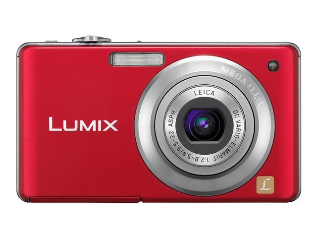 Panasonic Lumix DMC-FS6R Compact Digital Camera - 8.1MP, 4x Optical Zoom, Leica Red
