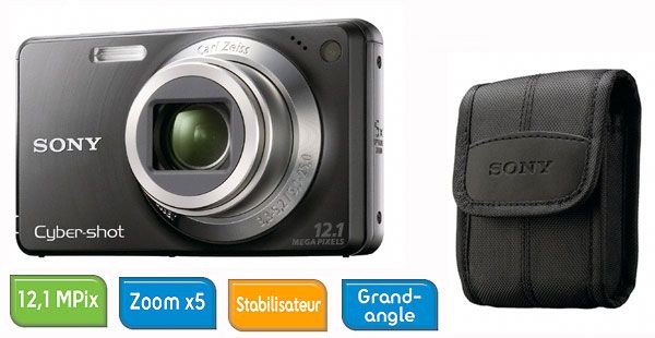 Sony Cyber-shot DSC-W275 Compact Camera - 12.1MP - 5x Optical Zoom