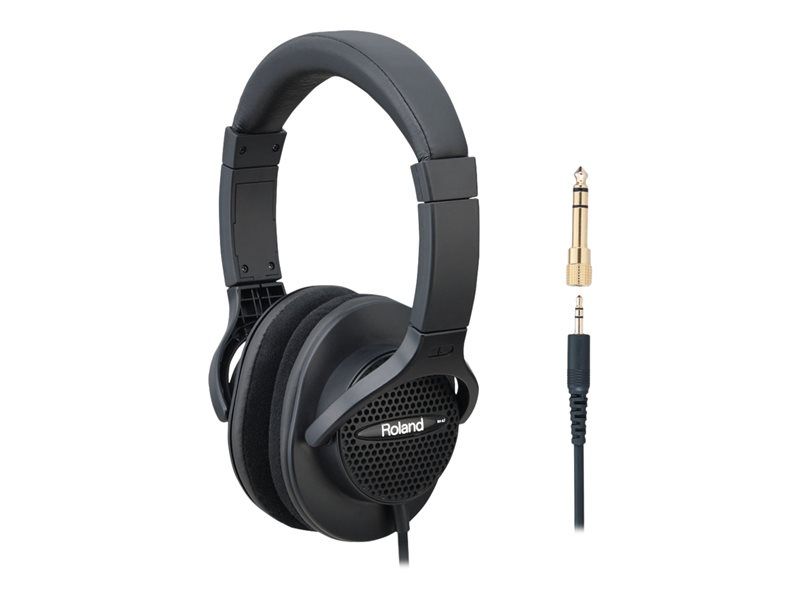 Roland RH A7 Headphones - Over-Ear - Wired - 3.5mm Jack - Black