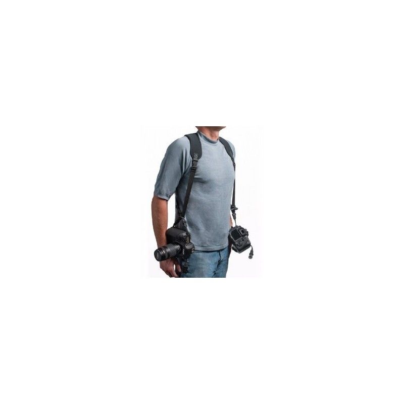 Ceinture de hanche double Op/Tech Sling, Noir