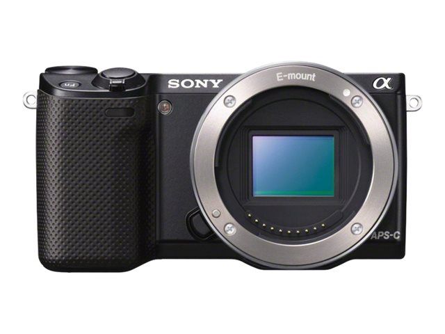 Cámera sin espejo de Sony - 16,1 MP - APS-C - Cuerpo solo - WiFi - Negro