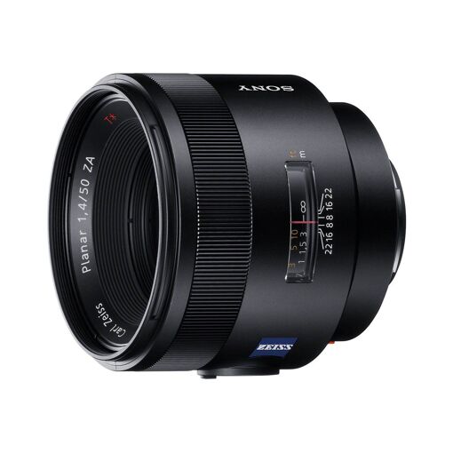 Lente Sony SAL50F14Z 50 mm f/1.4 Planar T* - Montura Sony A - para NXCAM NEXEA50, NEX-EA50, FS100; XDCAM PXW-FS5, FS5K, FS7, FS7K; a1; a7; a7R; a7R IV