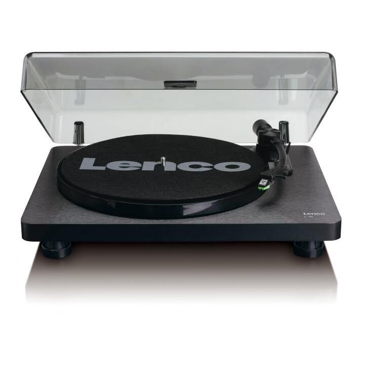Lenco L-30 Vinyl Record Player - Black, Semi-Automatic