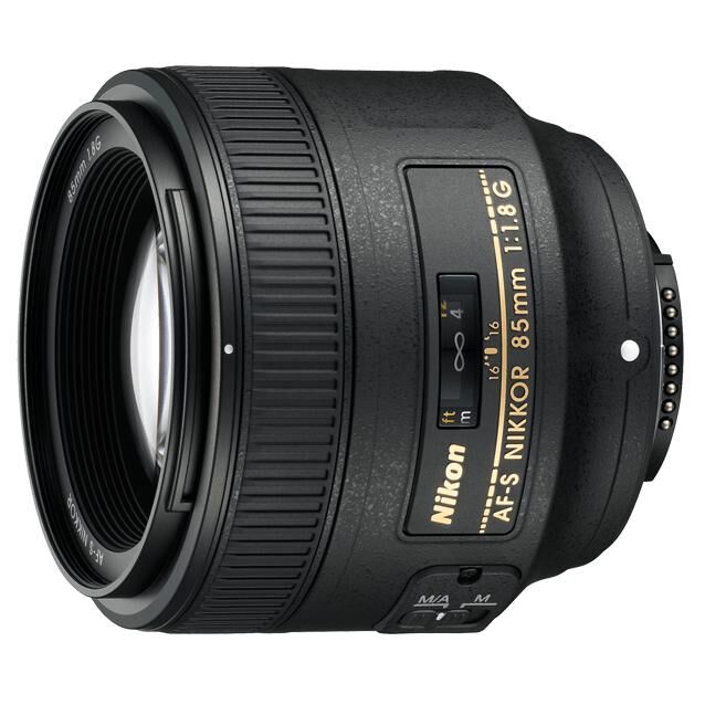 Objetivo Nikon AF-S NIKKOR 85 mm f/1.8 G Teleobjetivo Negro