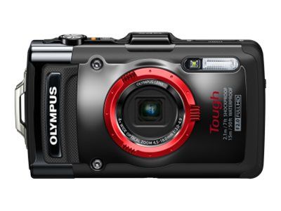 Olympus Stylus Tough TG-2 Compact Digital Camera - 12MP, 4x Optical Zoom, Waterproof to 15m, Black