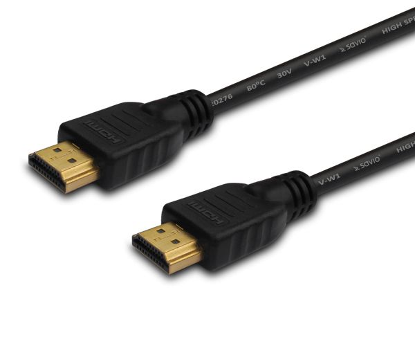 Savio HDMI Cable 1m Type A (Standard) Black