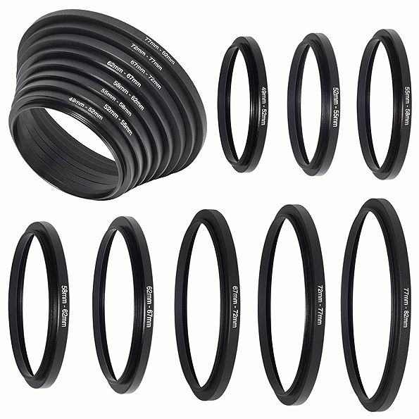 By Izenet 52mm to 49mm Lens Adapter Ring