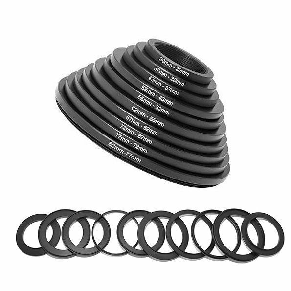 By Izenet 58mm to 72mm Step-Down Filter Adapter Ring