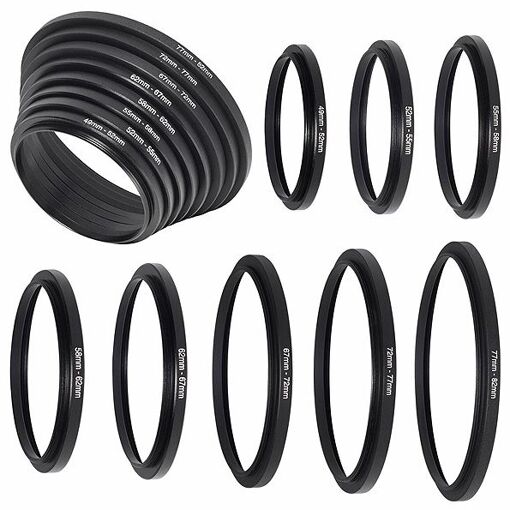 Adaptador de anillo de filtro paso a paso de 67 mm a 52 mm de By Izenet