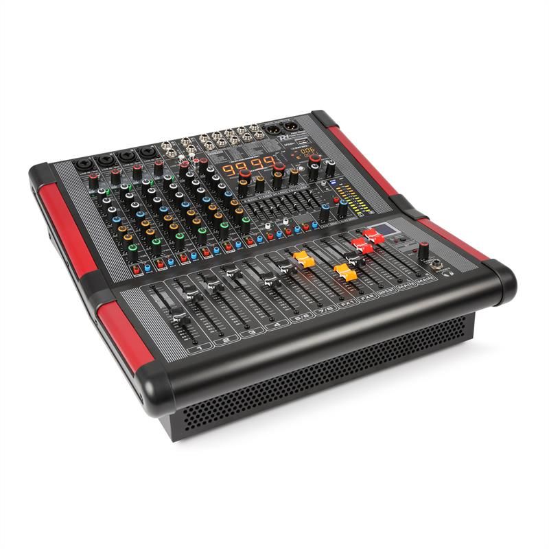 Power Dynamics PDA-S804A 8-Channel Mixing Table with 2x350W RMS Amplifier