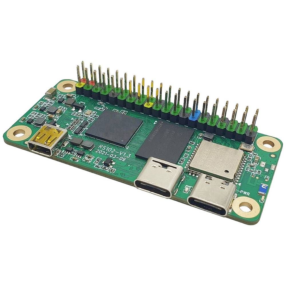 Allnet Radxa Zero 1GB D1H WLAN, Soldered Pin Strip, Onboard Antenna
