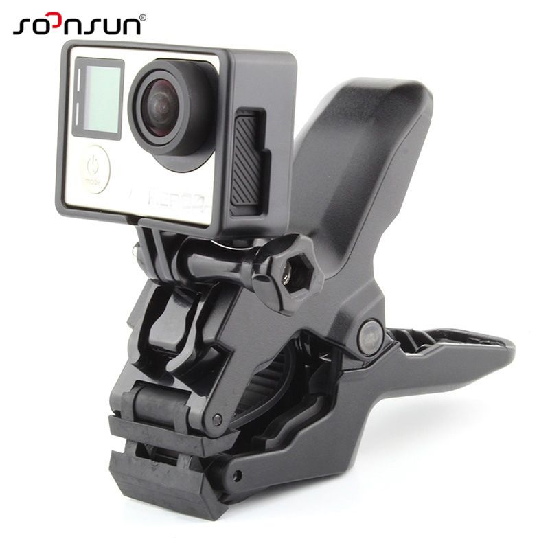 Cnyo® Jaws Flex Fixation Bracket + Standard Housing Frame for GoPro Hero 6/5/4/3+ and SJCAM Xiaomi Yi Cameras