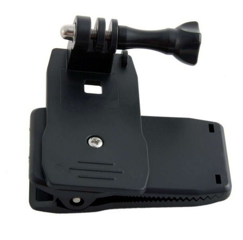 Support de montage à fixation rapide clip double chapeau CNYO rotatif à 360 degrés pour GoPro Hero 6/5/3/4, SJCAM, Xiaomi Yi Caméra