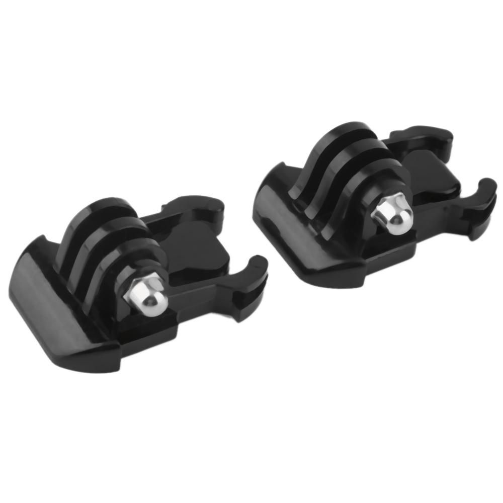 Kit de 2 montajes de liberación rápida CNYO con base de loop plana y adaptador para arnés de pecho para GoPro