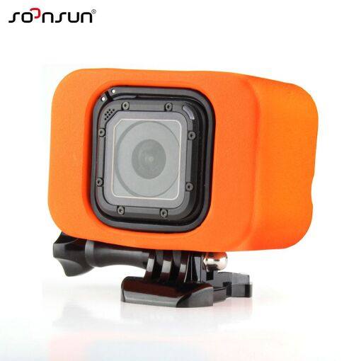 Étui flottant CNYO pour caméra GoPro Hero 4 Session, orange