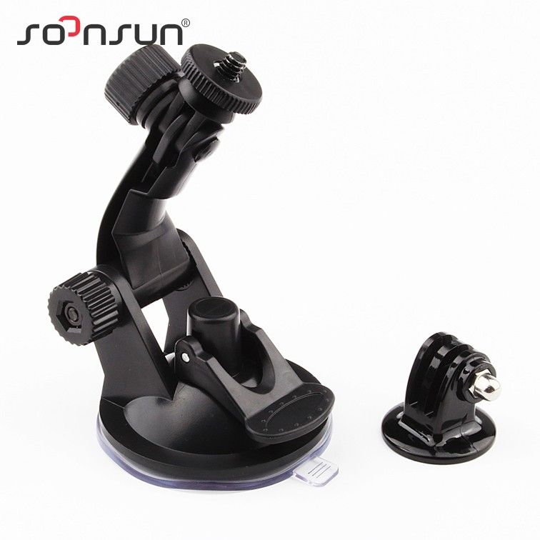 CNYO® Car Window Vent Mount with Tripod Adapter for GoPro Hero 3/4/5/6, SJCAM, Xiaomi Yi