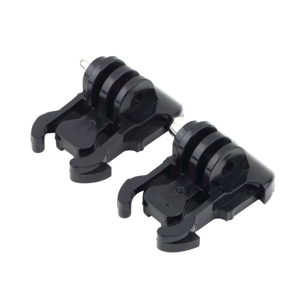 Soporte base rápido con liberación rápida CNYO® para cámaras GoPro HD Hero 1/2/3, negro (2 unidades)