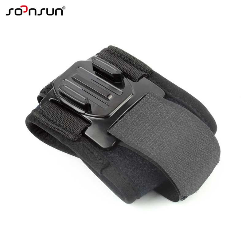 Bracelet de poignet élastique CNYO® pour GoPro Hero 6/5/4/3/2, Xiaomi Yi et autres