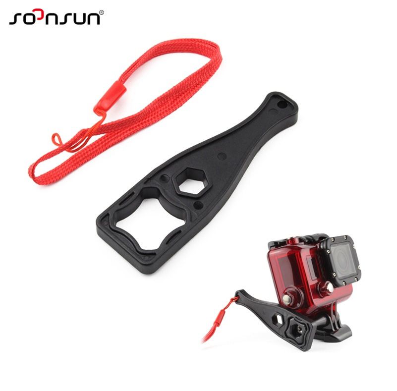 CNYO® GoPro Button Bolt Screw Key Tool with Safety Strap for Hero 4/3 Camera Mounts
