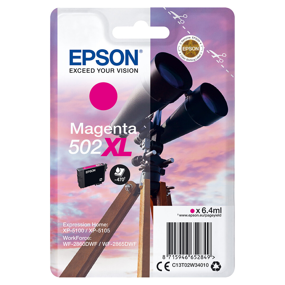 Epson Jumelles 502XL Magenta