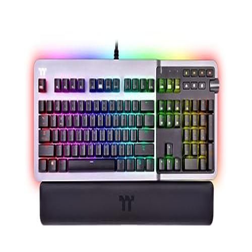 Teclado mecánico de juego Thermaltake K5 RGB (Cherry MX Plata)