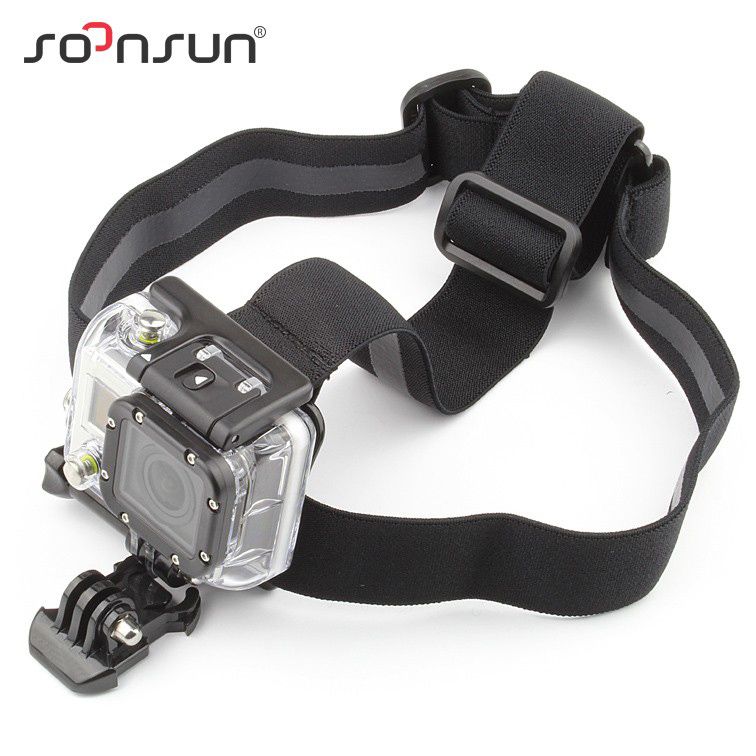 Cinturón de montaje para la cabeza ajustable de CNYO para GoPro Hero 6/5/4, SJCAM, Xiaomi Yi